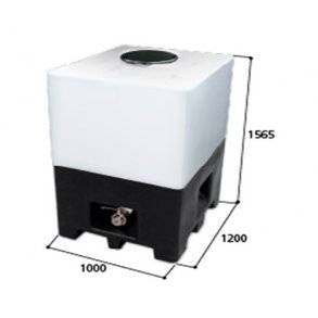 Konisk palletank / vskecontainer - Olicon RS-C