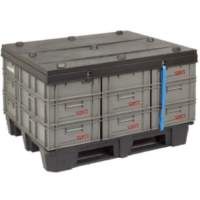 Pallecontainer med foldbart svb - Thorbox EP