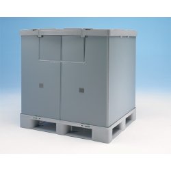 Hygiejnisk pallecontainer med foldbart svb - Thorbox HP