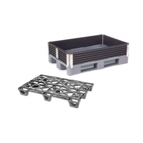 Plastpaller och pallkragar